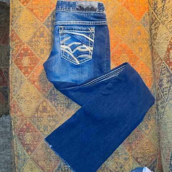 Juniors jeans size 0 regular length 21 Black by Rue 21 - Picture 2 of 6